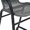 Flash Furniture Lila  Commercial Grade Gray Rattan Indoor-Outdoor Restaurant Barstool, PK4 4-SDA-AD632032R-GY-GG - alternate 9